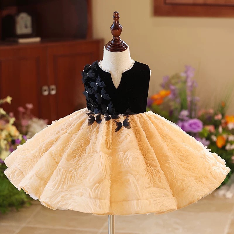 Toddler Girl Tulle Party Dress - Jill Wish J421 элегантное платье с