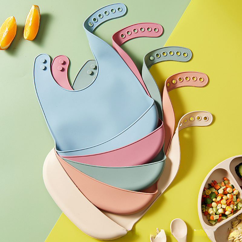 Waterproof Baby Bibs Silicone - Детские силиконовые нагрудники, водонепроницаемые нагрудники для