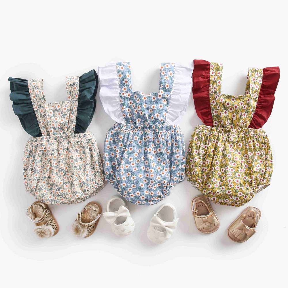 Sanlutoz летние хлопковые комб – обзор и цена Newborn Baby Girl Romper Floral