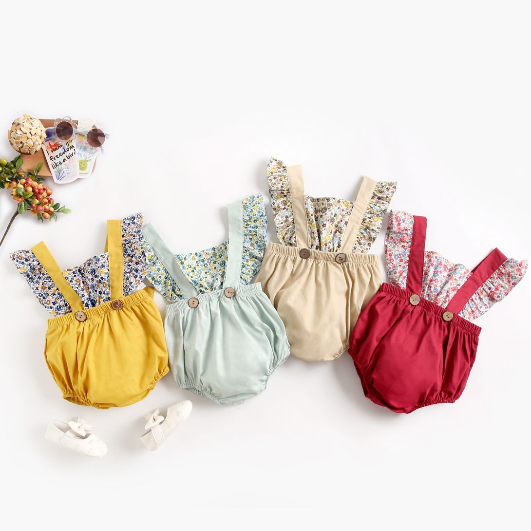 Sanlutoz летние хлопковые комб – обзор и цена Newborn Baby Girl Romper Floral