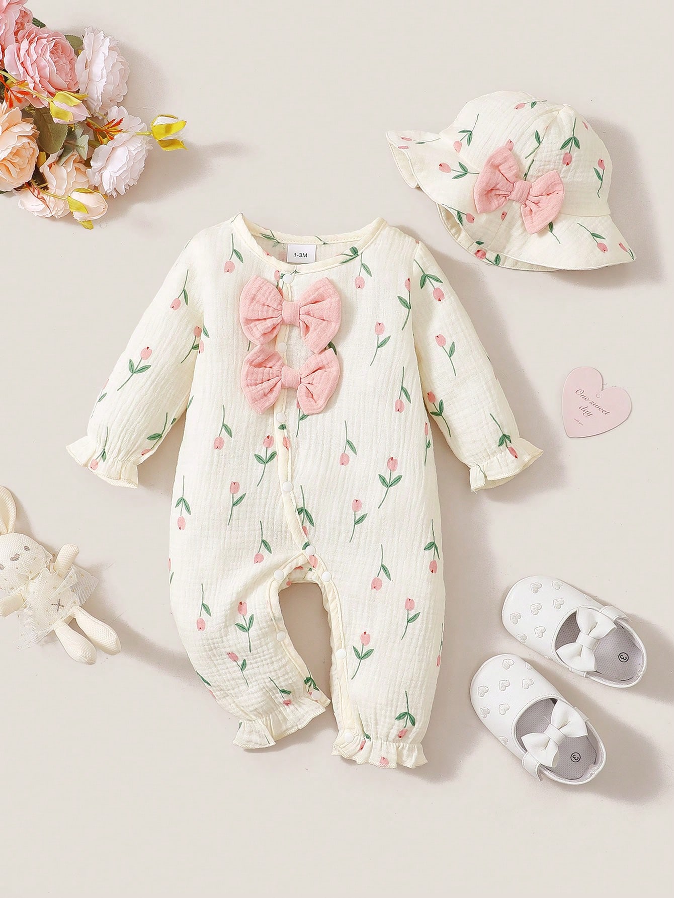 Детский комплект для девочки н – обзор и цена Newborn Baby Girl Romper Floral
