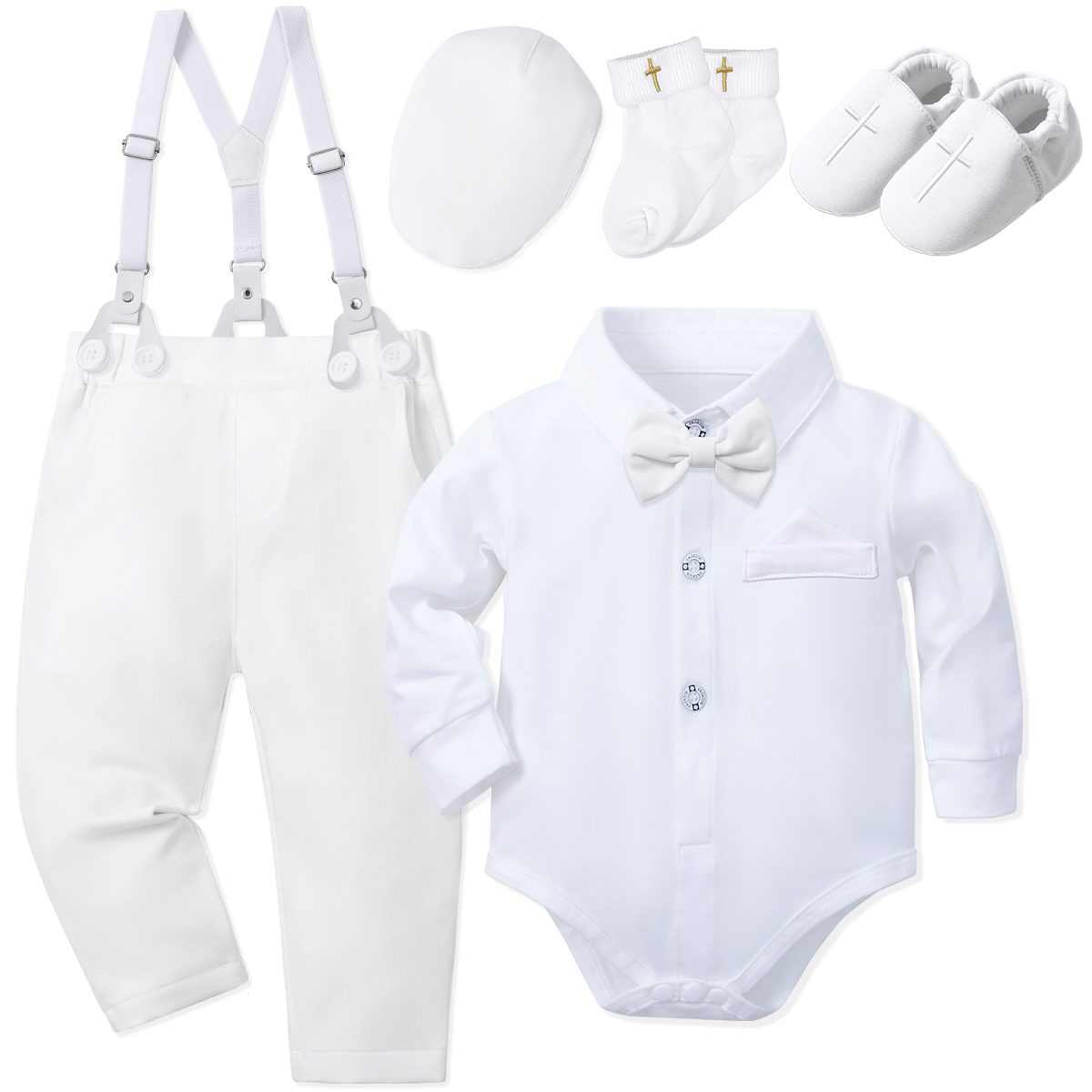 Наряды для крещения мальчиков, – обзор и цена Baby Boy Suit Set Baptism