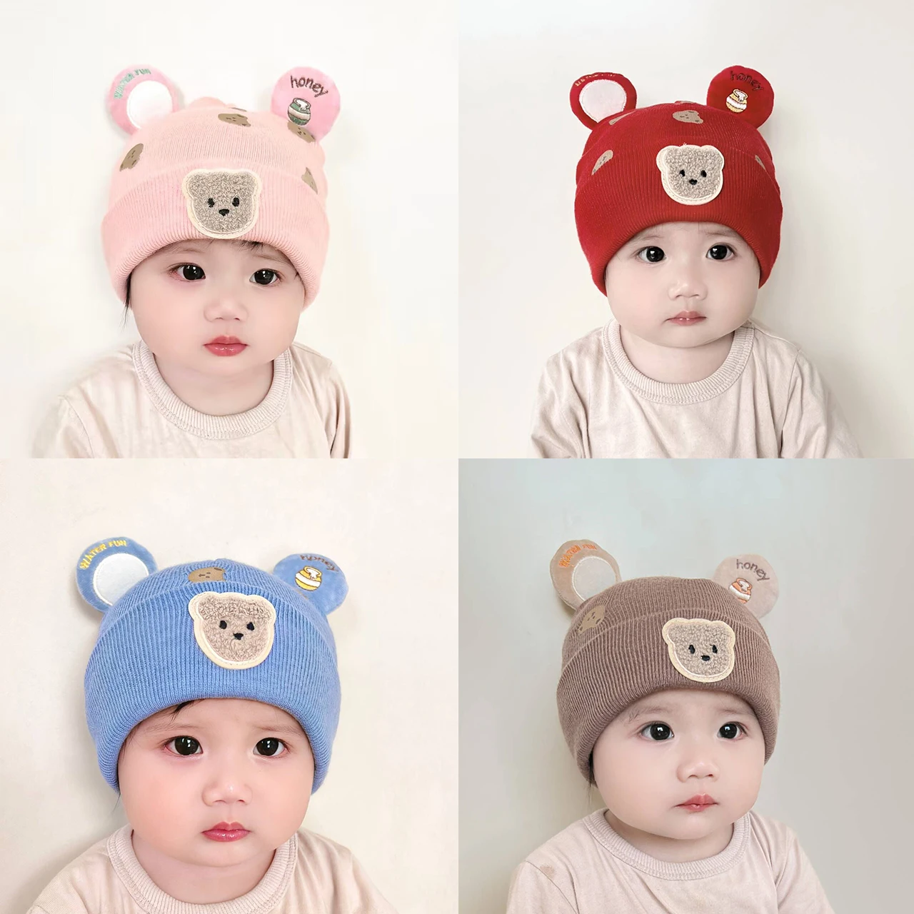 Зимняя теплая детская шапка-би – обзор и цена Infant Beanie Hat With Ears