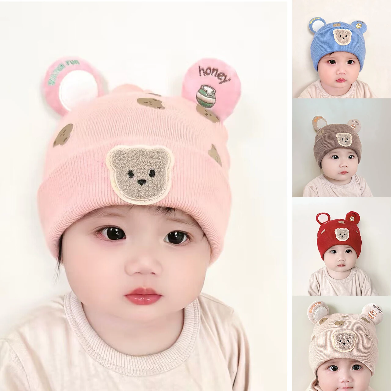 Зимняя теплая детская шапка-би – обзор и цена Infant Beanie Hat With Ears